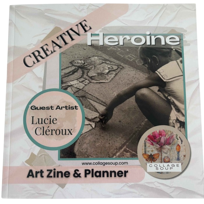 Livre Collage Soup  volume 3:  créative heroine