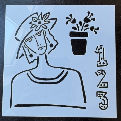 stencil lady 1 2 3 stencil lady 1 2 3
