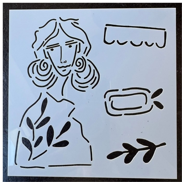 Stencil Lady Bohème