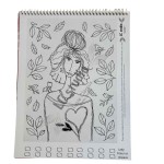 Livre à colorier Lady 1