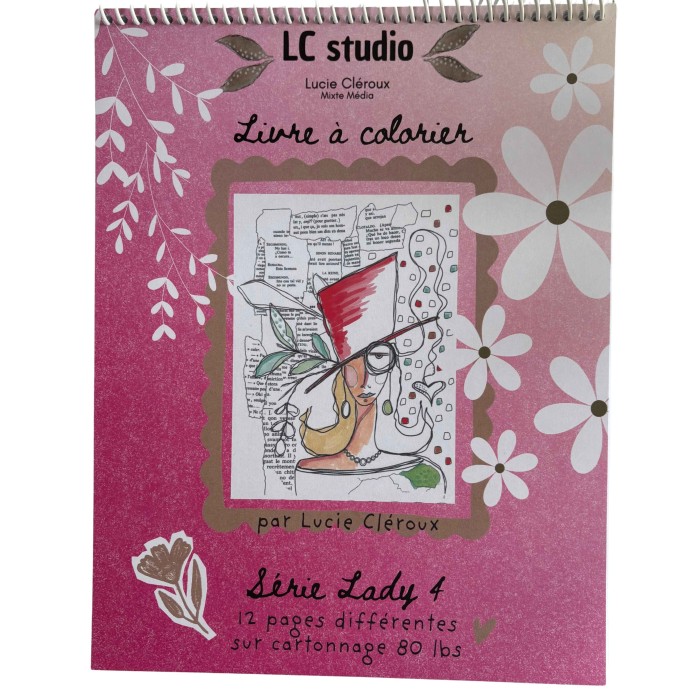 Livre à colorier Lady 4