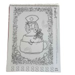 Livre à colorier Lady 1