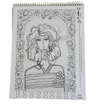 Livre à colorier Lady 1