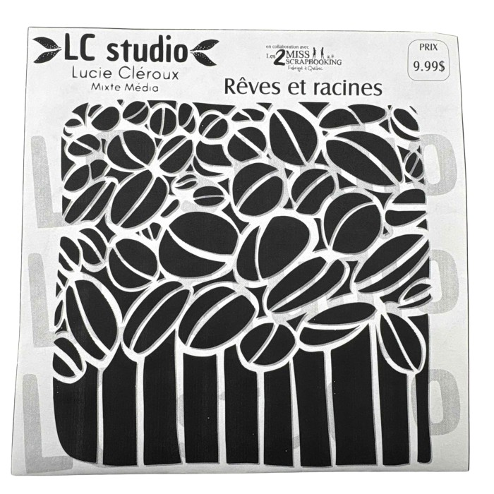 Stencil rêve et racines